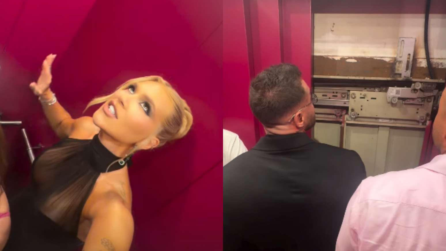 Virginia Fonseca presa em elevador (Reprodução/Instagram)