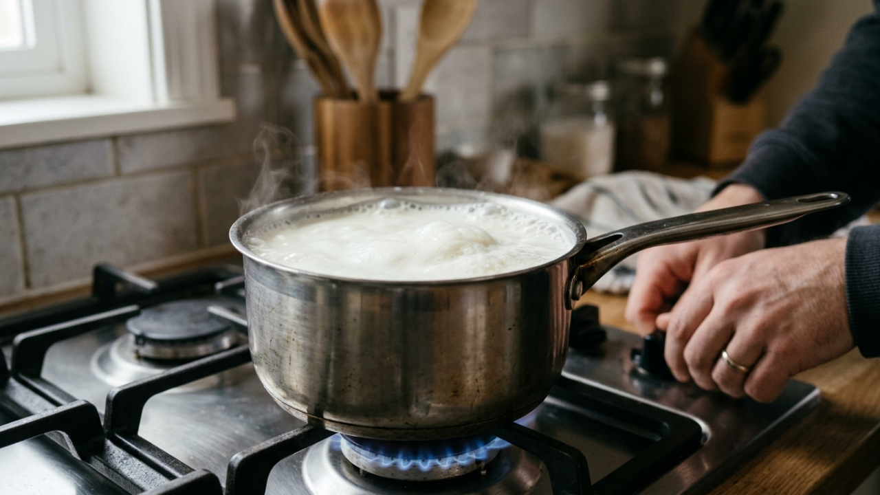 Cientistas de alimentos explicam por que o leite fervido em fogo alto altera proteínas e por que 80 °C também muda parte delas