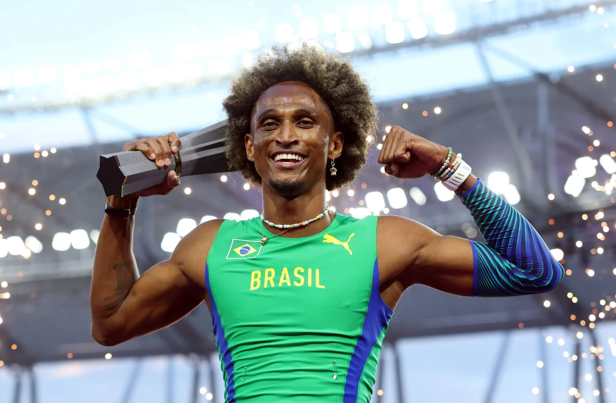 Alison dos Santos é campeão nos 400m do Mundial de Atletismo Ultimate