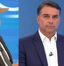 Pesquisa Atlas/Bloomberg: Lula tem 44,1% das intenções de voto no 1º turno, Flávio Bolsonaro, 41,7% Foto: Reproduções