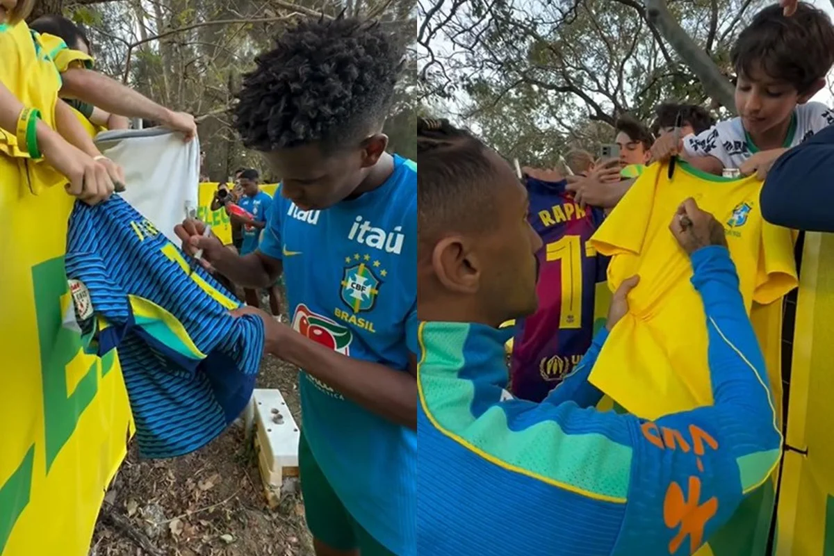 Montagem com jogadores da Seleção - Metrópoles
